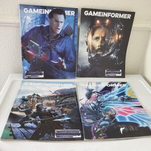 Game Informer Magazine Lot 4 Issues 345 346 349 350 God of War Bayonetta 3 2022